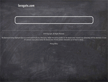 Tablet Screenshot of loregate.com